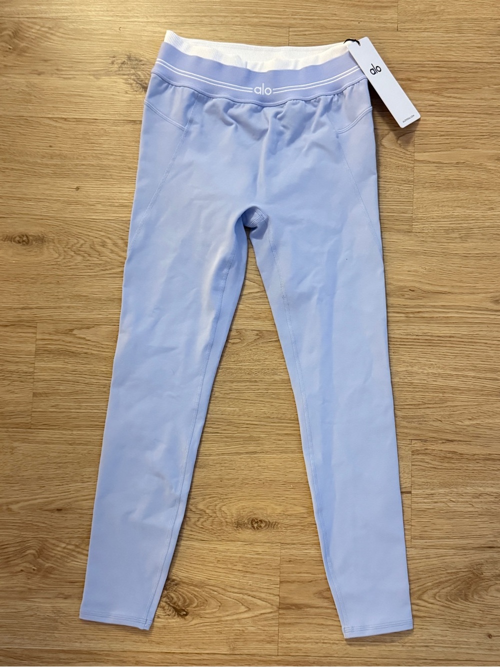 Alo Airbrush Highwaist 7/8 BetterTogether Legging Light Provence Blue XS *NWT